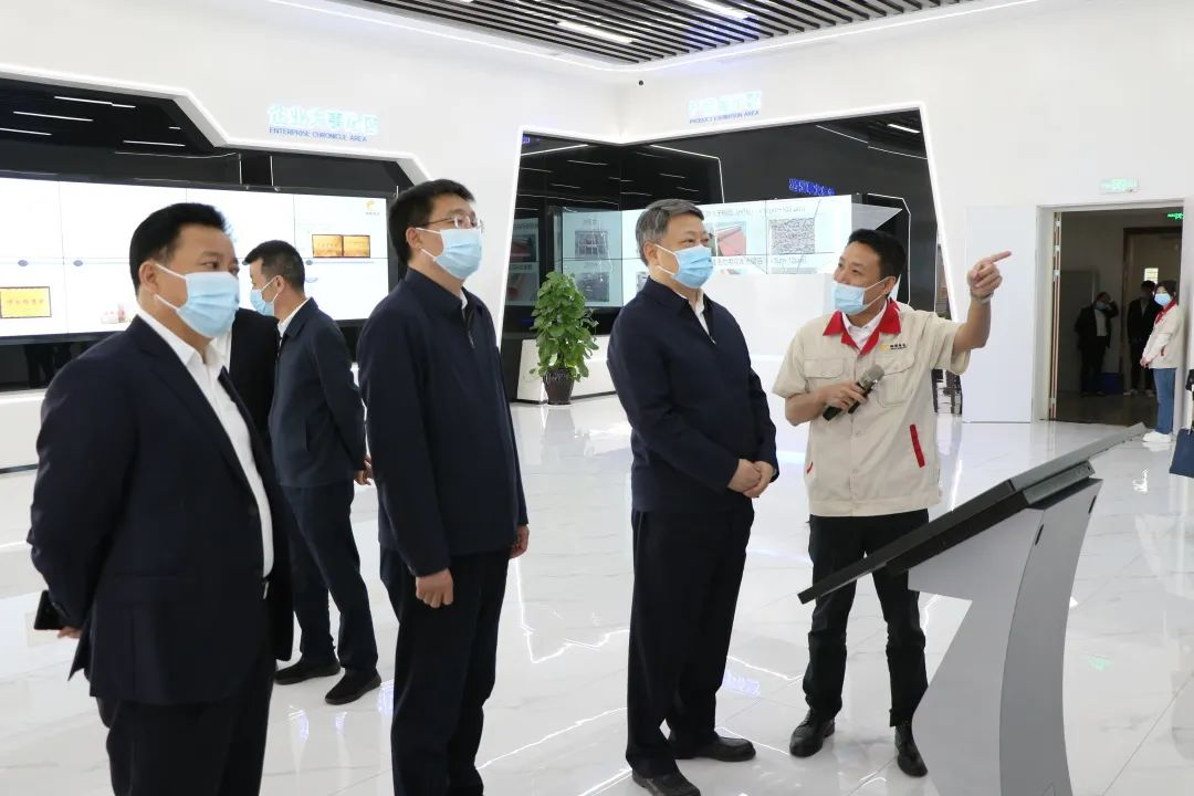 省政協黨組書記、主席唐一軍等領導一行深入江西銅博科技股份有限